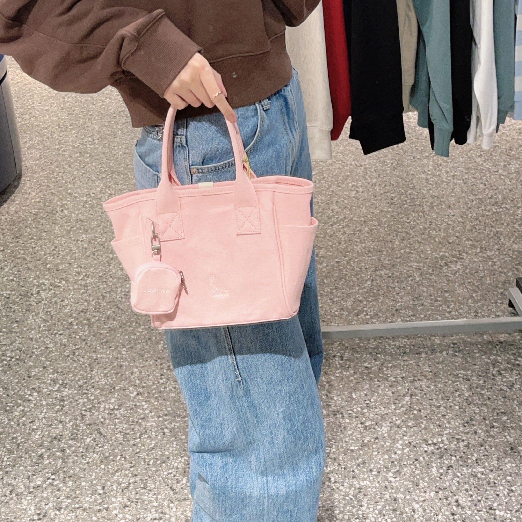 韓國 KANGOL Lucky Canvas Tote Bag【KL027】