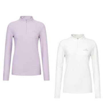 韓國 Eider Women's Tissue Long Sleeve Zip-Up T-Shirt【ER122】