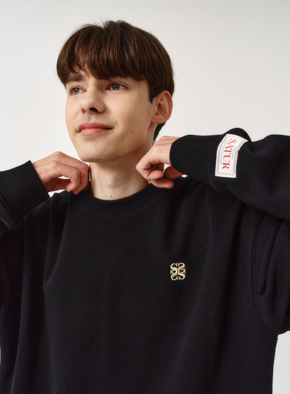 韓國 Satur Classic Logo Basic Sweatshirt【SR013】