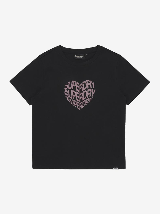 韓國 Superdry Heart Logo T-Shirt【SU134】