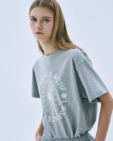 韓國 Mardi Mercredi T-SHIRT ACTIF EMBLEM【MM114】