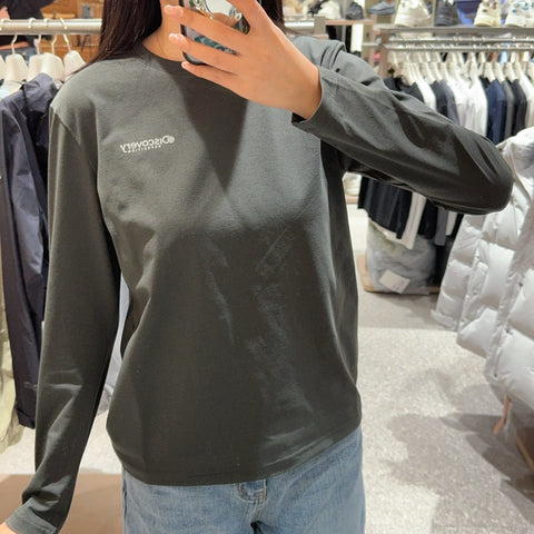 韓國 Discovery Women's Essential Functional Long Sleeve T-shirt【DY187】 - Image