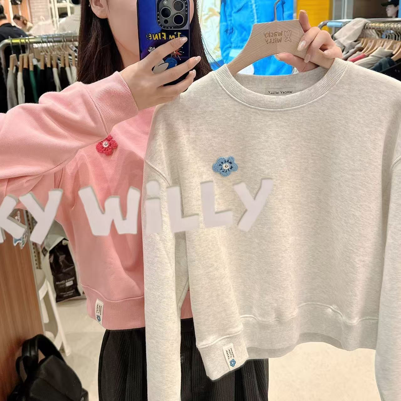 韓國 Wacky Willy Women's Lily Wappen Crop【WW061】