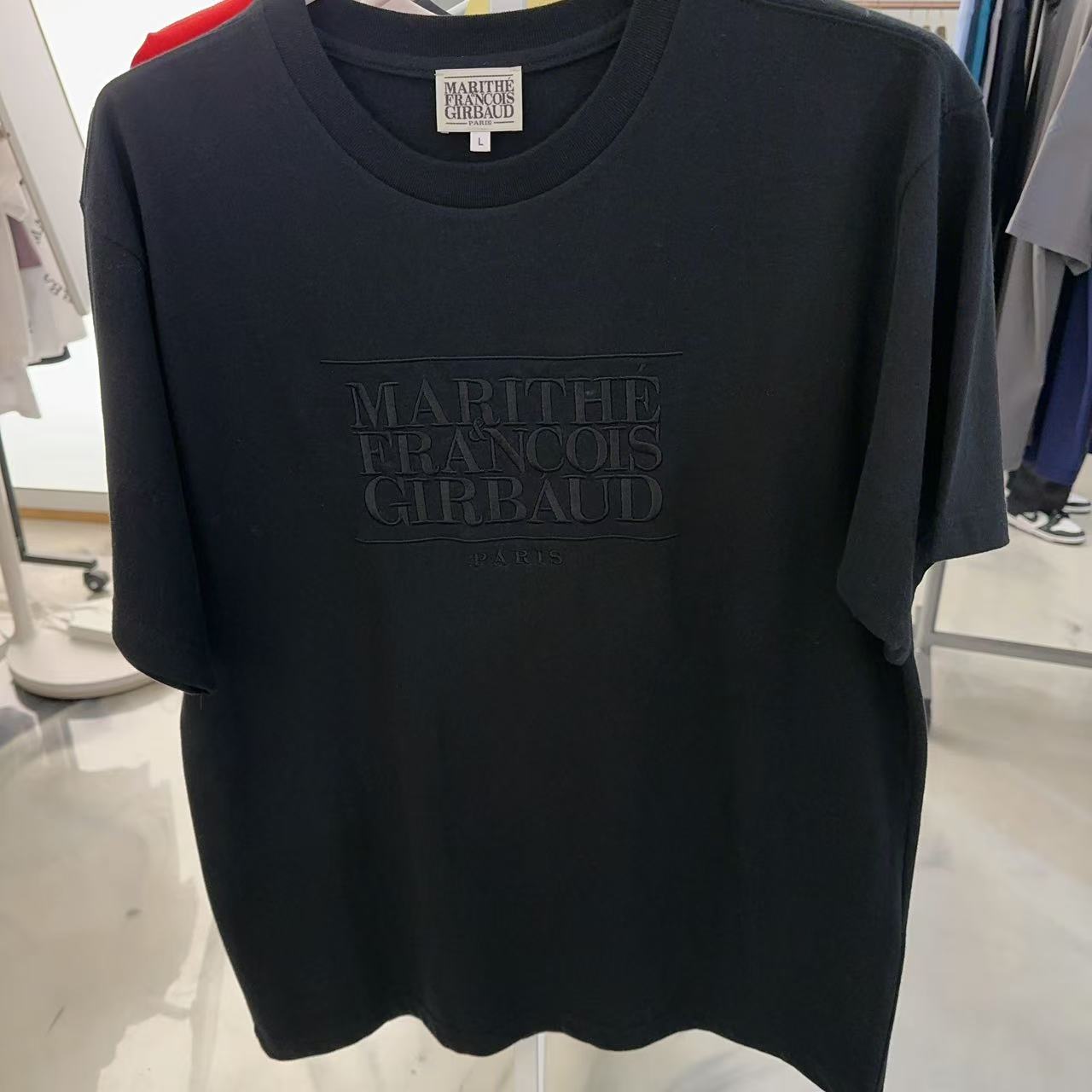 韓國 Marithe Francois Girbaud 刺繡款 UNISEX T-SHIRTS (獨家款)【MF549】