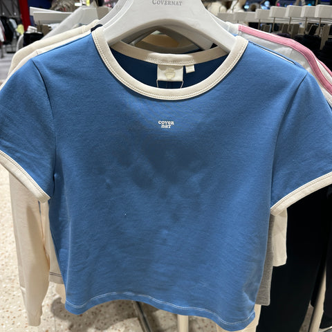 韓國 Covernat Small Crop Logo T-Shirt 【CO144】