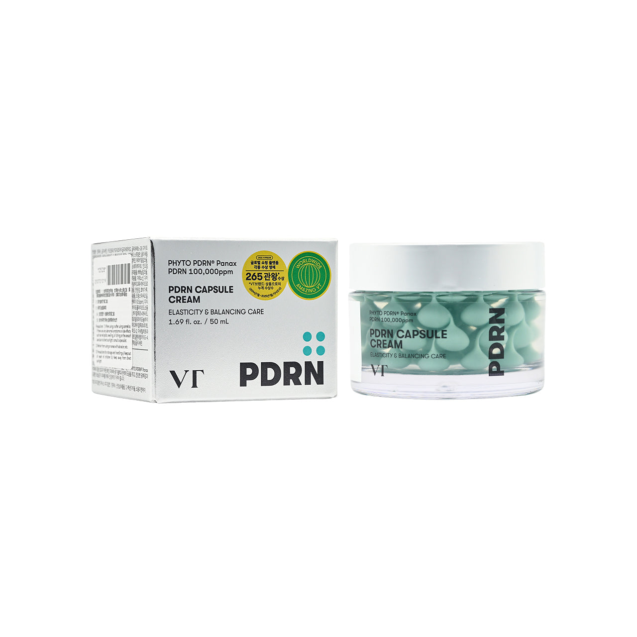 VT PDRN凝膠面膜 4 片+R5 PDRN 光澤緊緻安瓶 30ml+PDRN膠囊凝霜100 50ml【SM067】