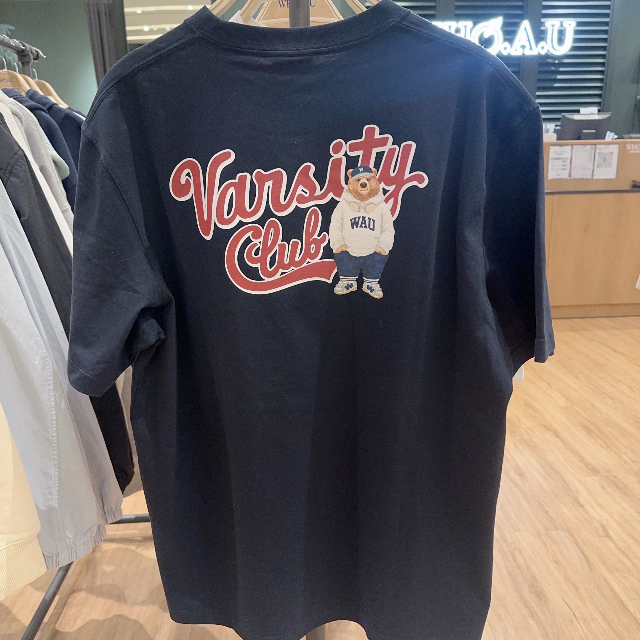 韓國 WhoAU Steve Back Graphic T-shirt【WA127】