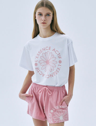 韓國 Mardi Mercredi T-SHIRT ACTIF EMBLEM【MM114】
