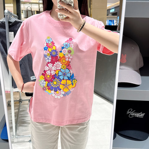 韓國 HANAHAII 花型純棉 T-Shirt【HA038】 - STT Mall HK 靚太網購