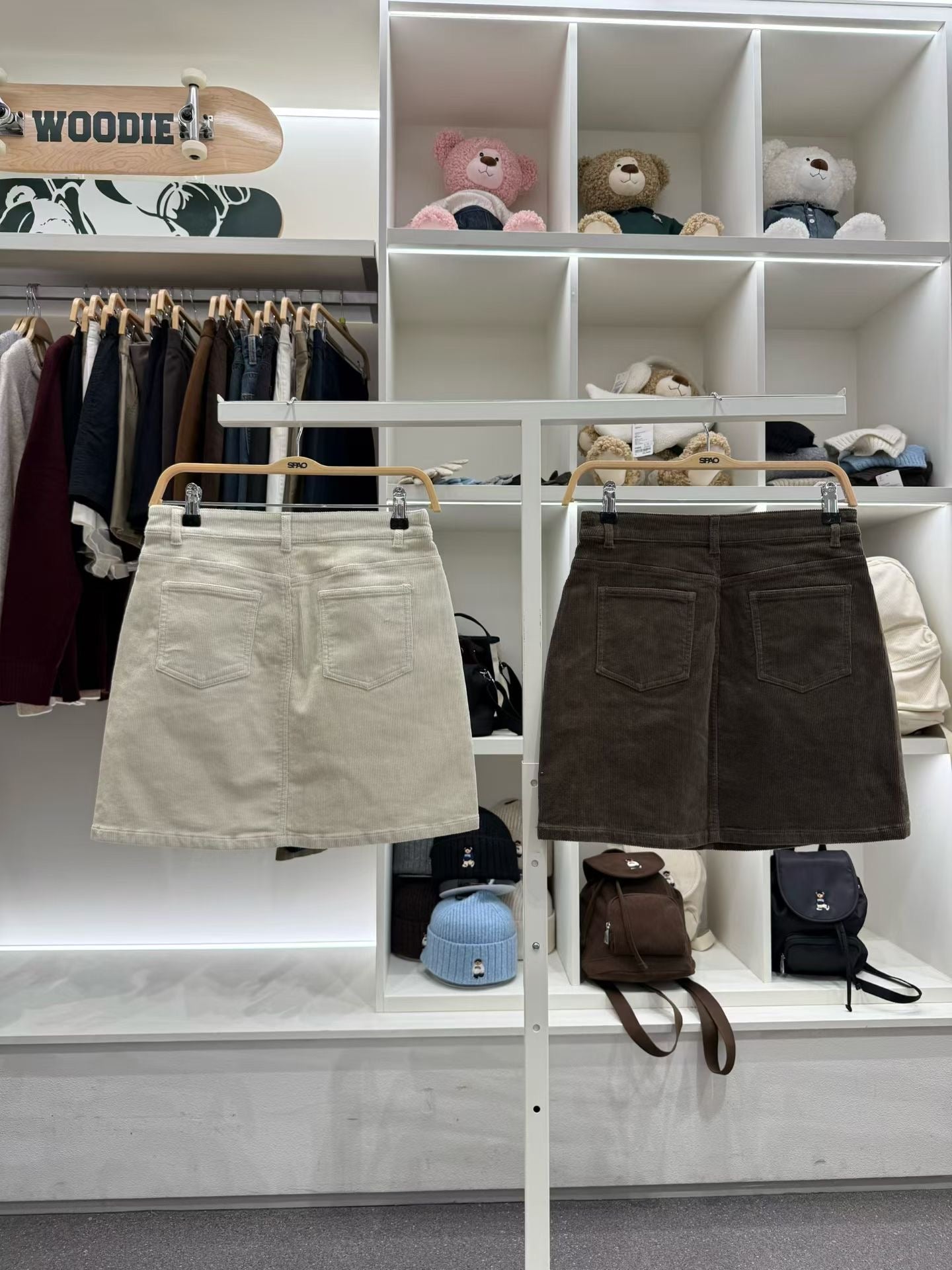 韓國 SPAO Corduroy Mini Skirt【SP283】