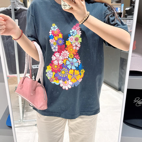 韓國 HANAHAII 花型純棉 T-Shirt【HA038】 - STT Mall HK 靚太網購