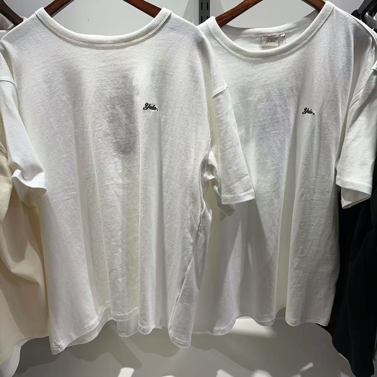 韓國 Yale 2 Pack Embroidered Dan T-Shirt【YA004】