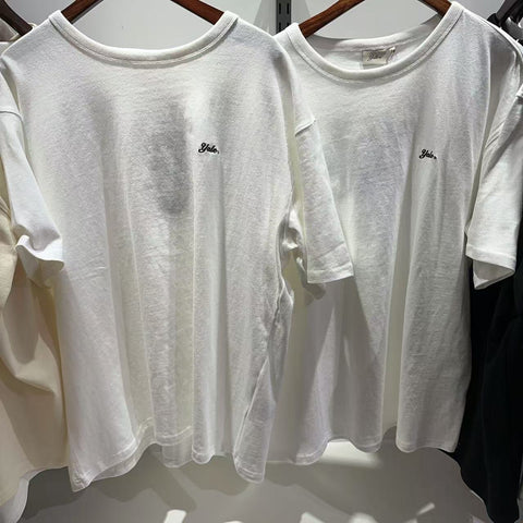 韓國 Yale 2 Pack Embroidered Dan T-Shirt【YA004】