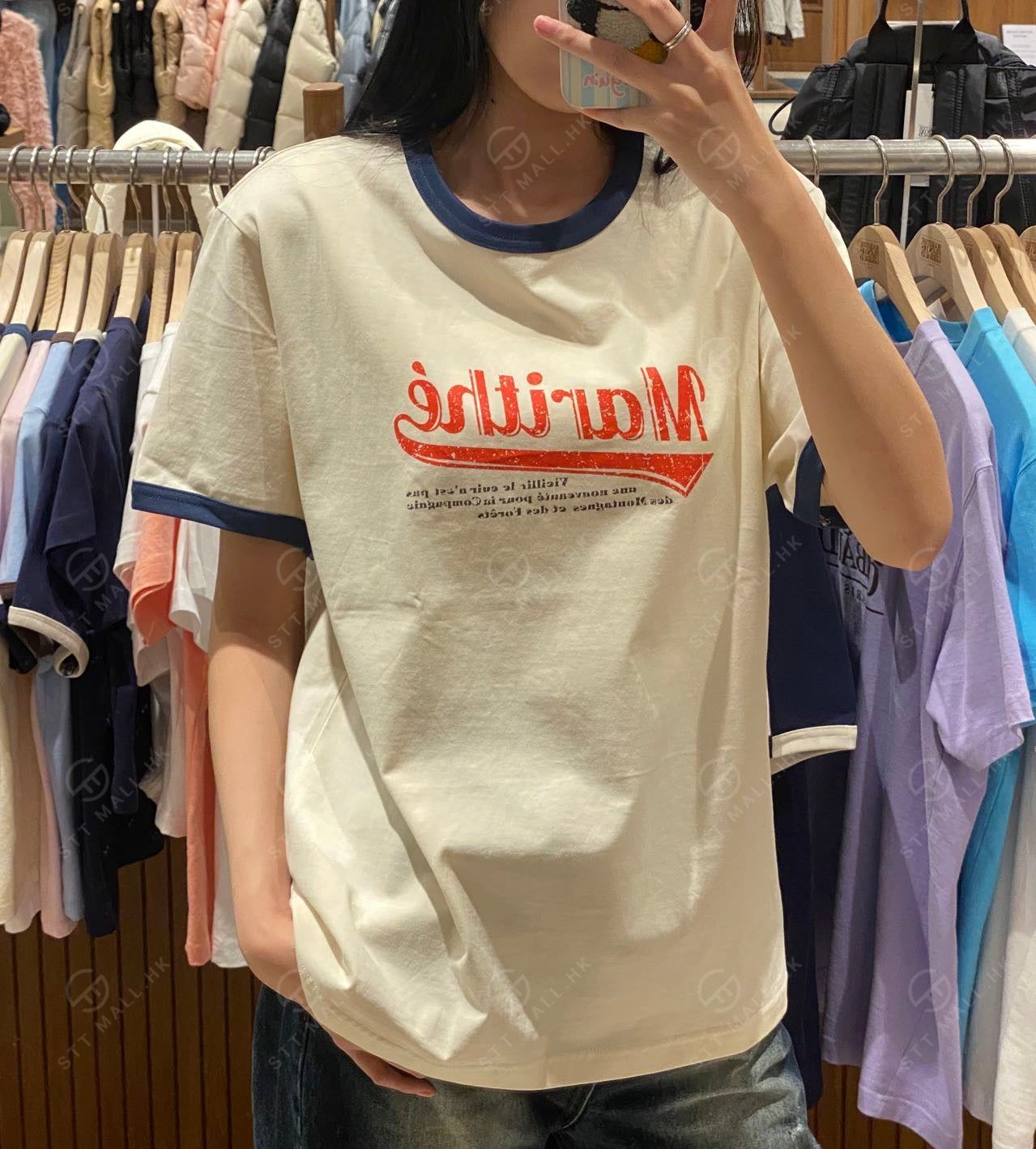 韓國 MFG M VINTAGE BASEBALL RINGER TEE 【MF162】 - STT Mall HK 靚太網購