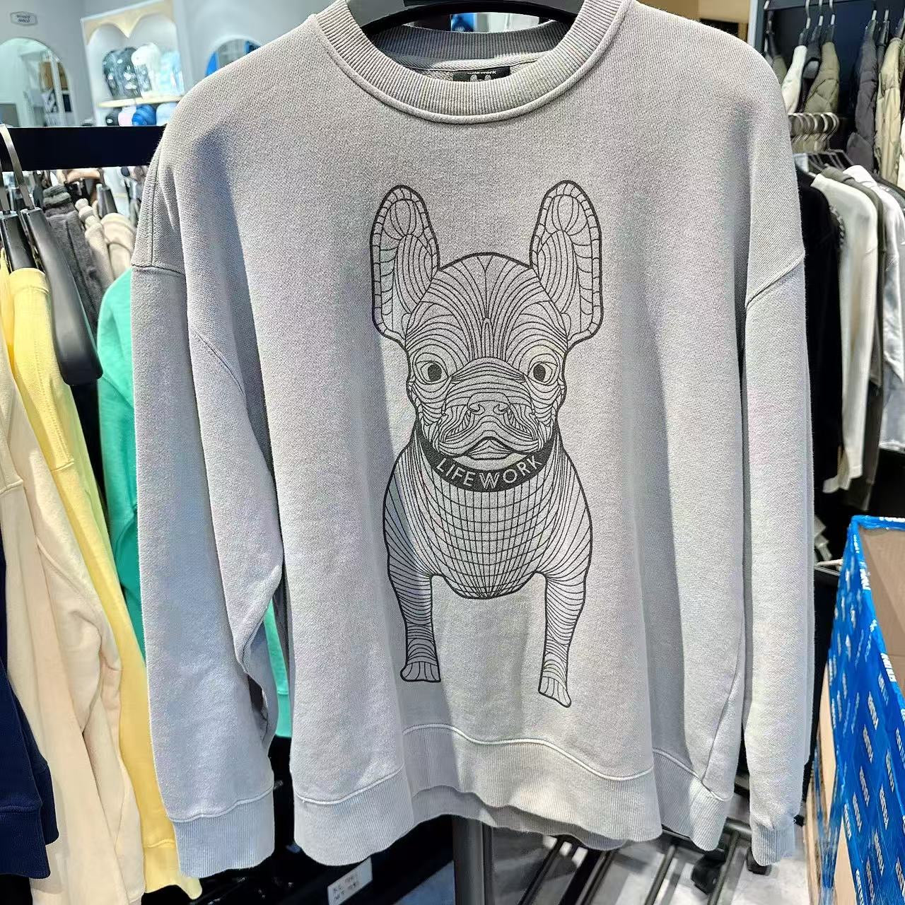 韓國 LifeWork Big Radog Sweatshirt【LW014】