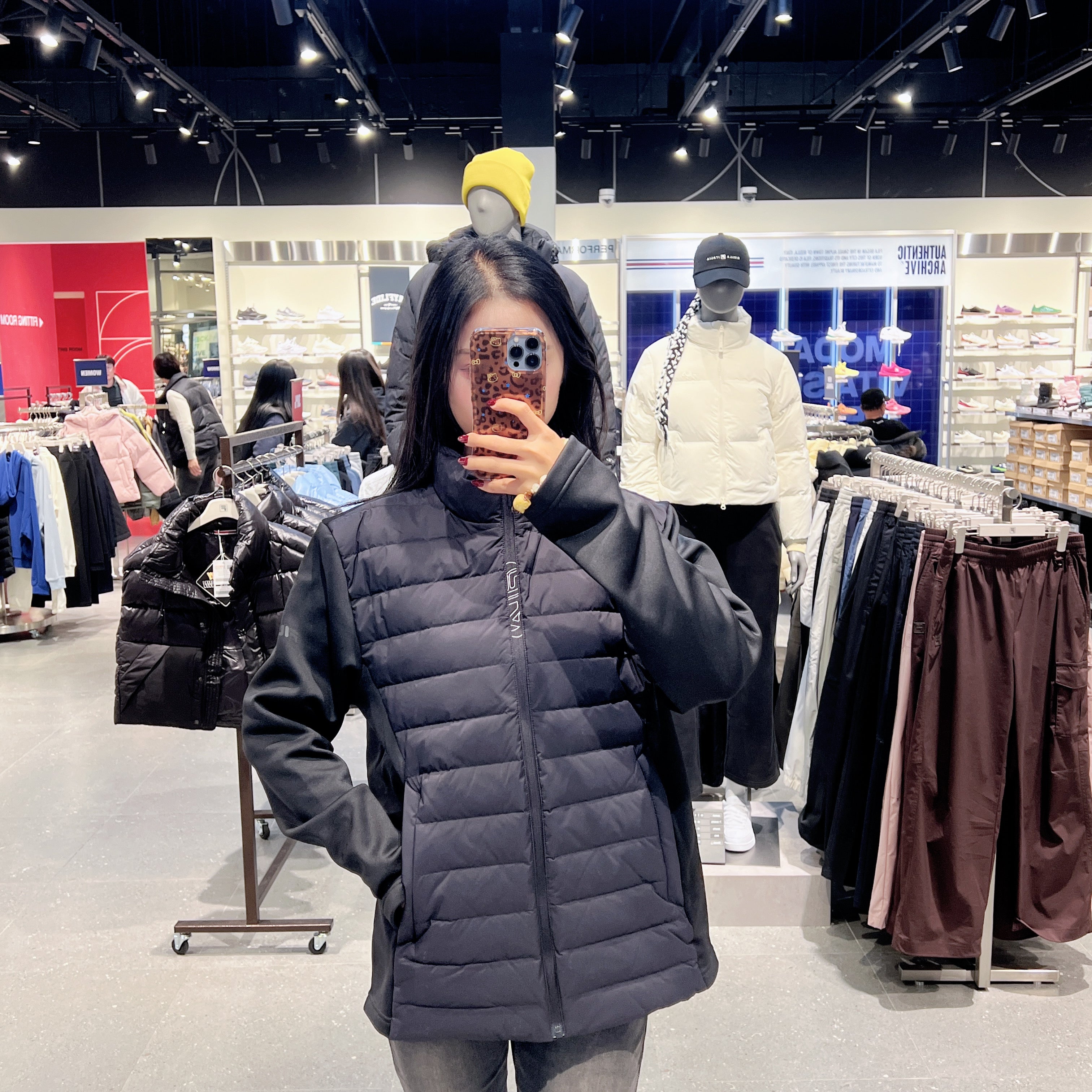 韓國 FILA Hybrid Down Lightweight Padding Jacket【FA111】