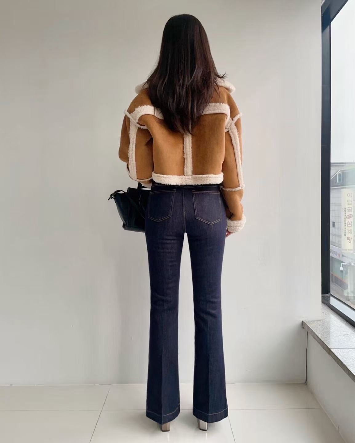 韓國 HowLuk 牛仔褲 刷薄毛 (冬季款)【H2510_1】