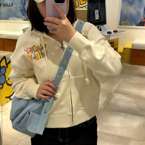 韓國 Wacky Willy Lily Cargo Shoulder Bag【WW138】
