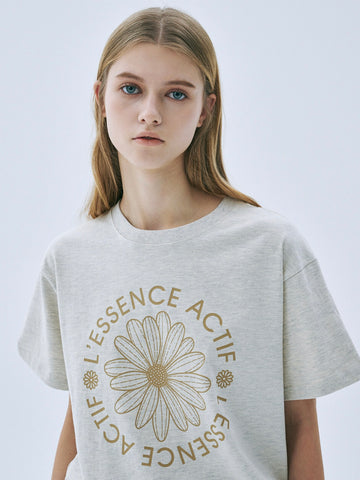 韓國 Mardi Mercredi T-SHIRT ACTIF EMBLEM【MM114】
