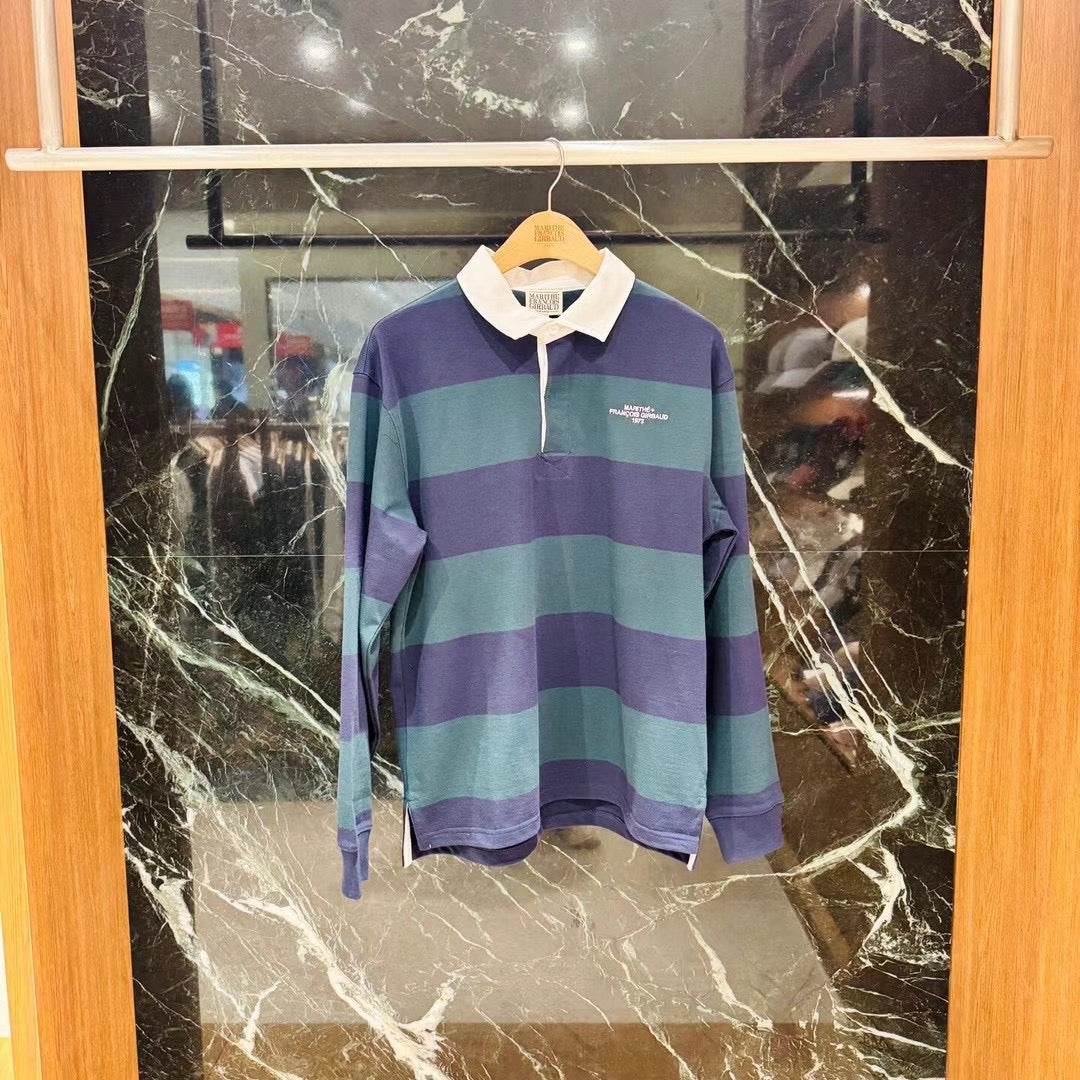 韓國 Marithe Francois Girbaud STRIPE RUGBY T-SHIRT【MF440】