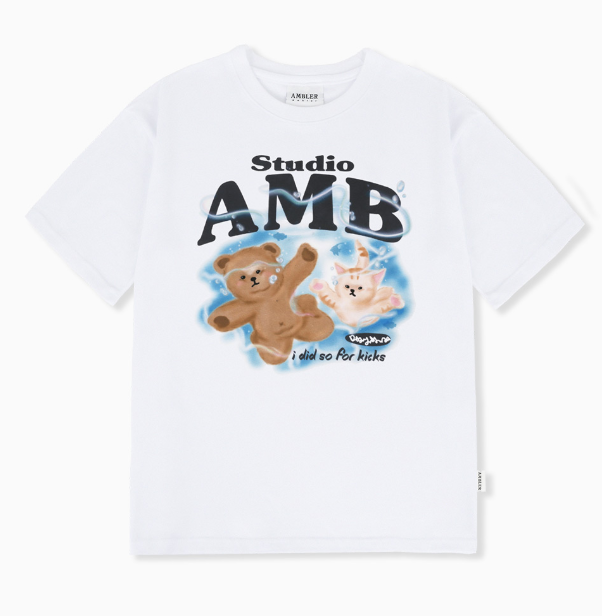 韓國 Ambler Underwater Graphic Short Sleeve T-Shirt【AR112】