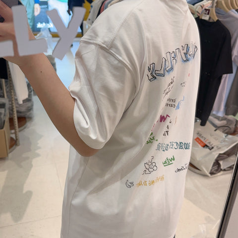 韓國 Wacky Willy Kitsch Graphic Short Sleeve T-Shirt【WW213】