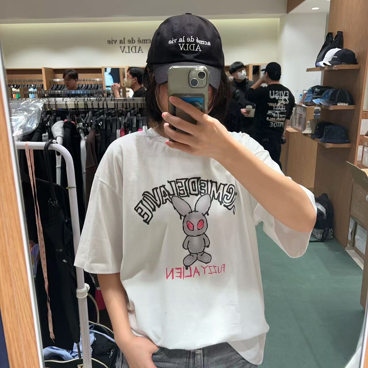韓國 ADLV BLUR ALIEN SHORT SLEEVE T-SHIRT【AD018】