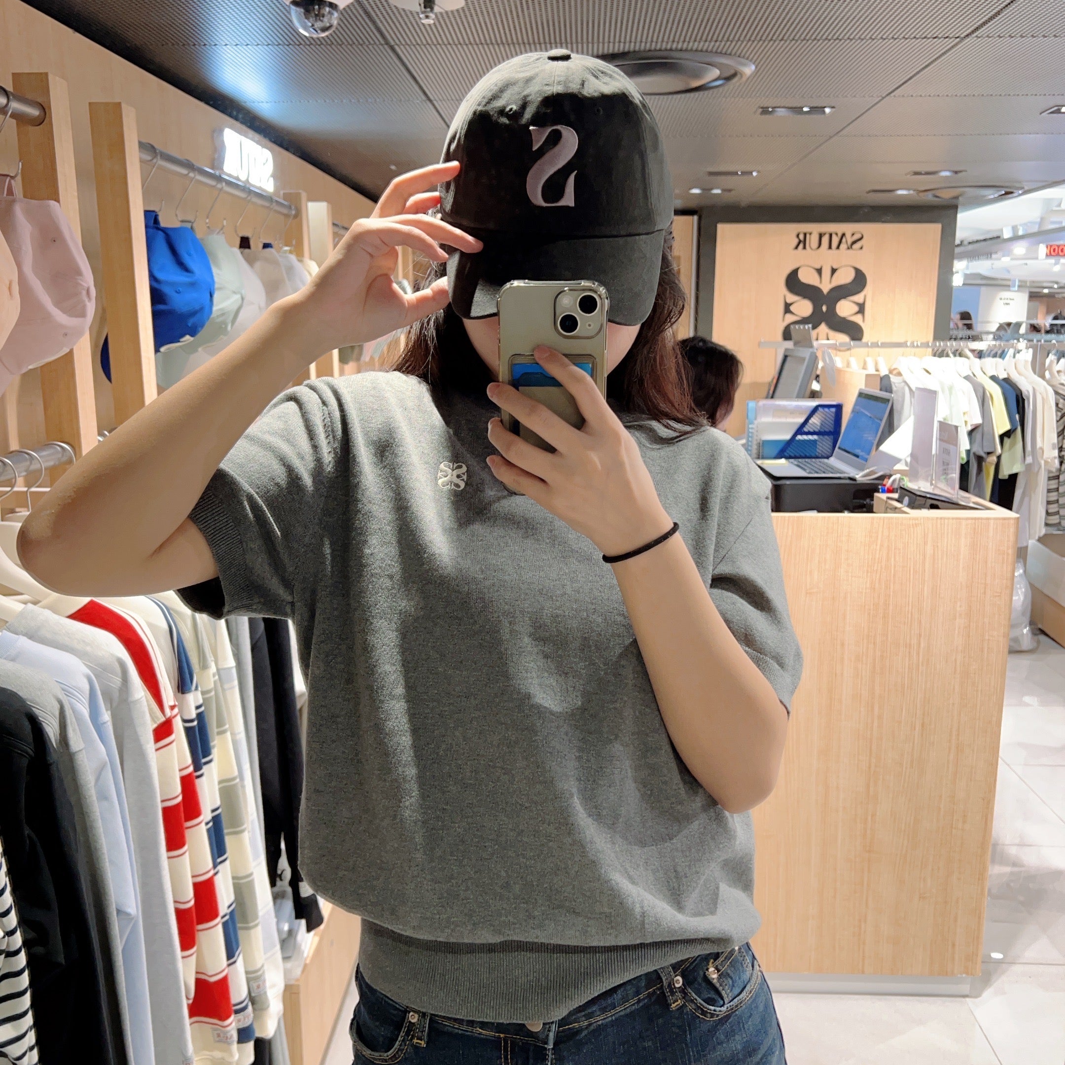 韓國 Satur Classic Crew Neck Half Knit【SR093】