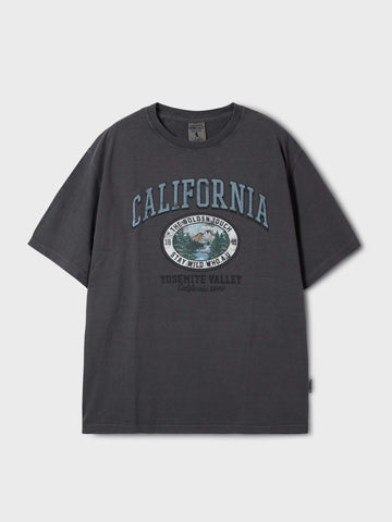 韓國 Who.A.U California Dyed Graphic T-shirt【WA143】
