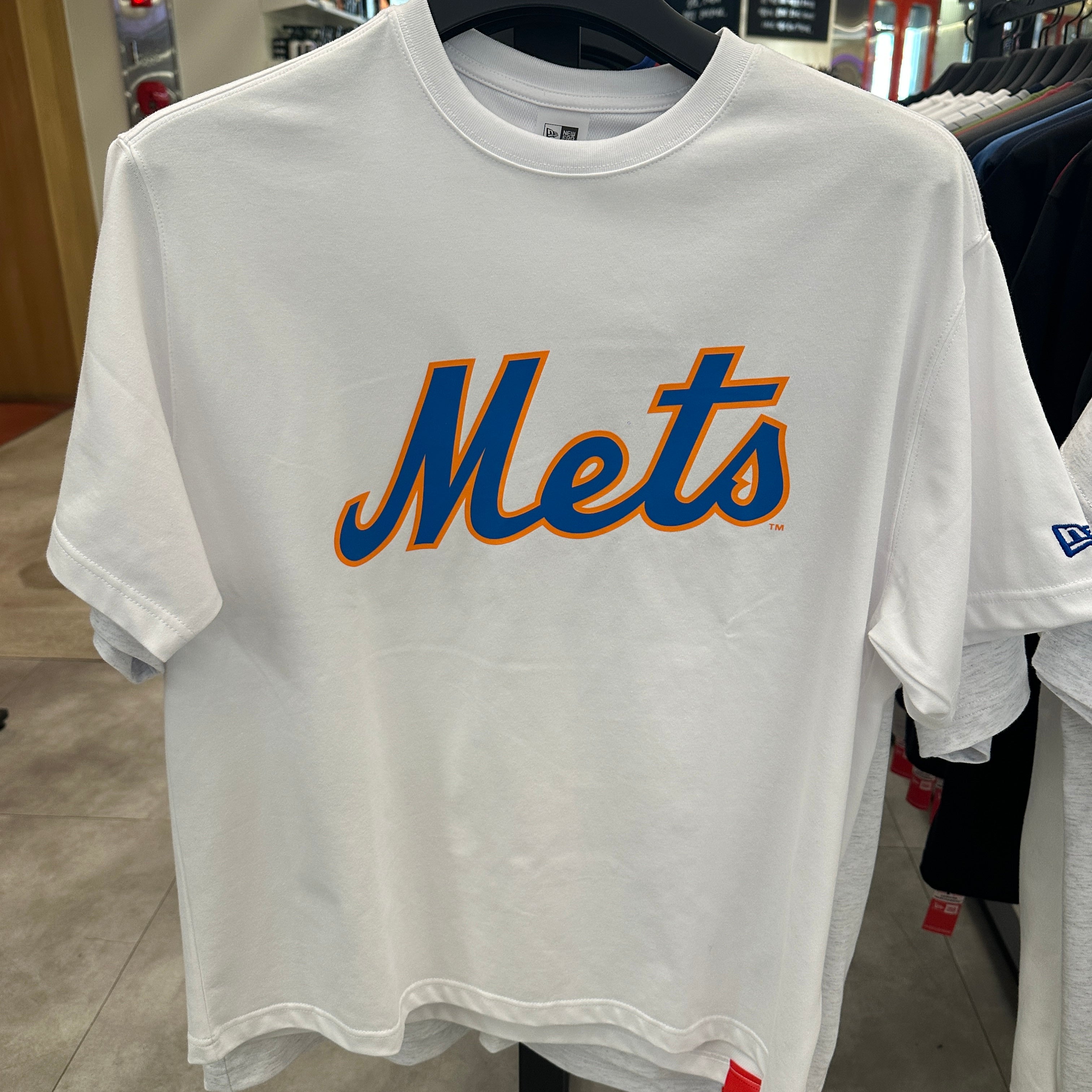 韓國 New Era MLB New York Mets Lettering Logo T-Shirt【NE187】