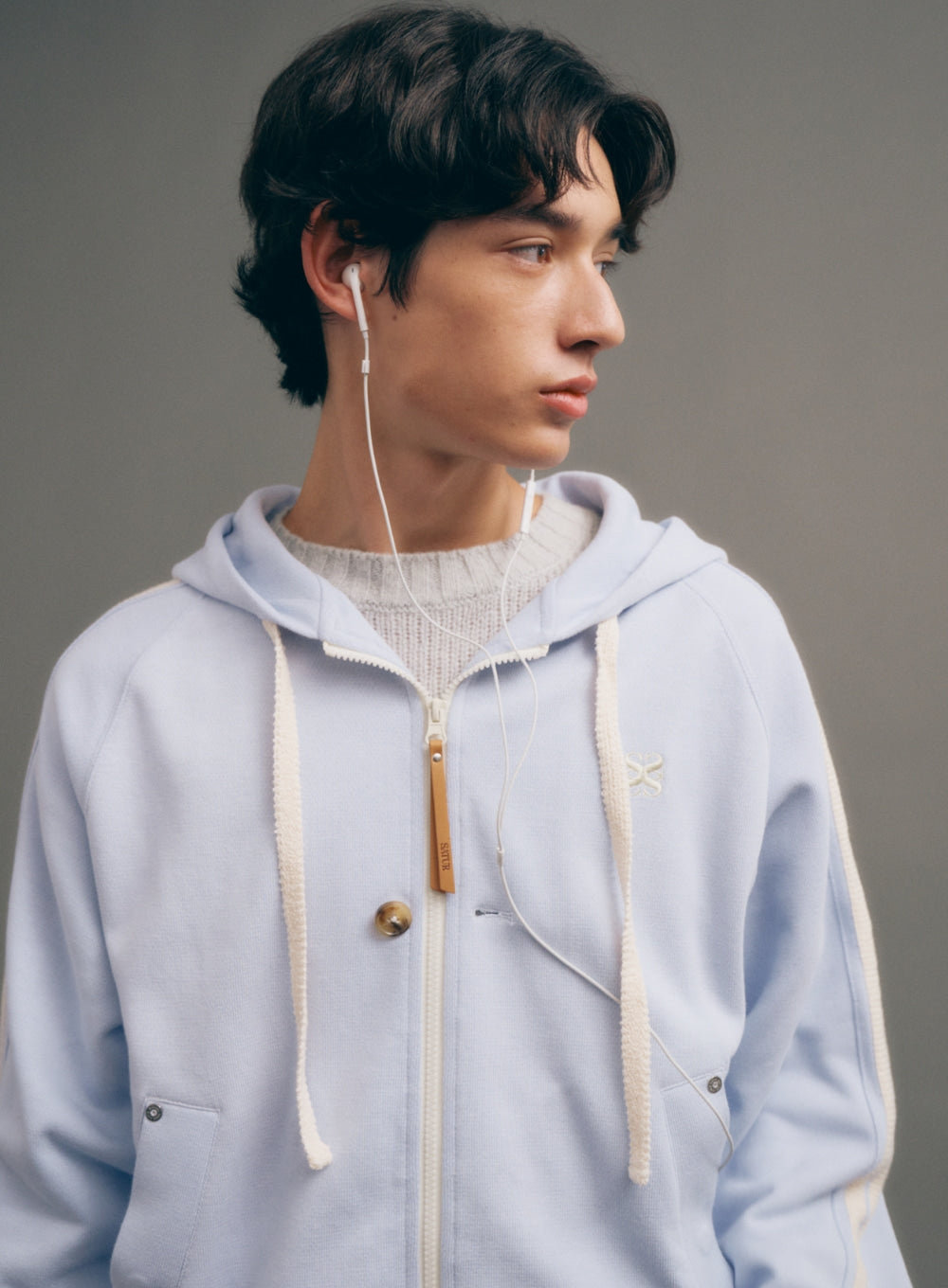 韓國 Satur Lawton Loose Fit Hood Zip-up【SR017】