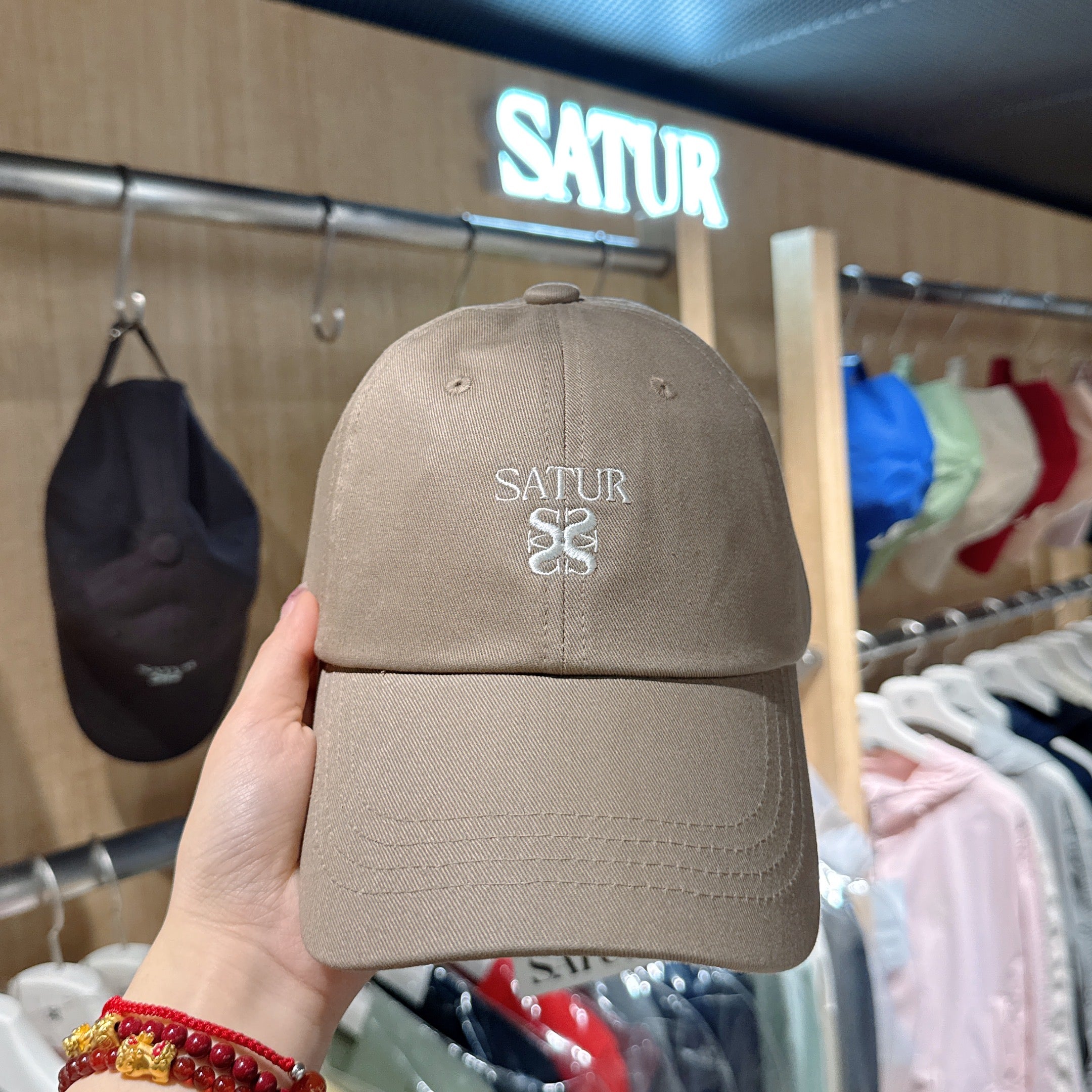 韓國 Satur Classic Logo Ball Cap【SR114】