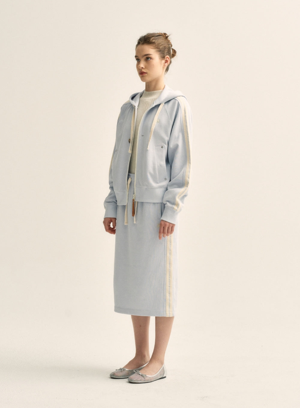 韓國 Satur (W) Lawton Loose Fit Hood Zip-up【SR016】
