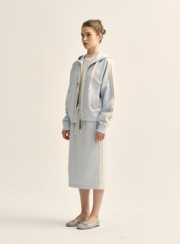 韓國 Satur (W) Lawton Loose Fit Hood Zip-up【SR016】 - Image