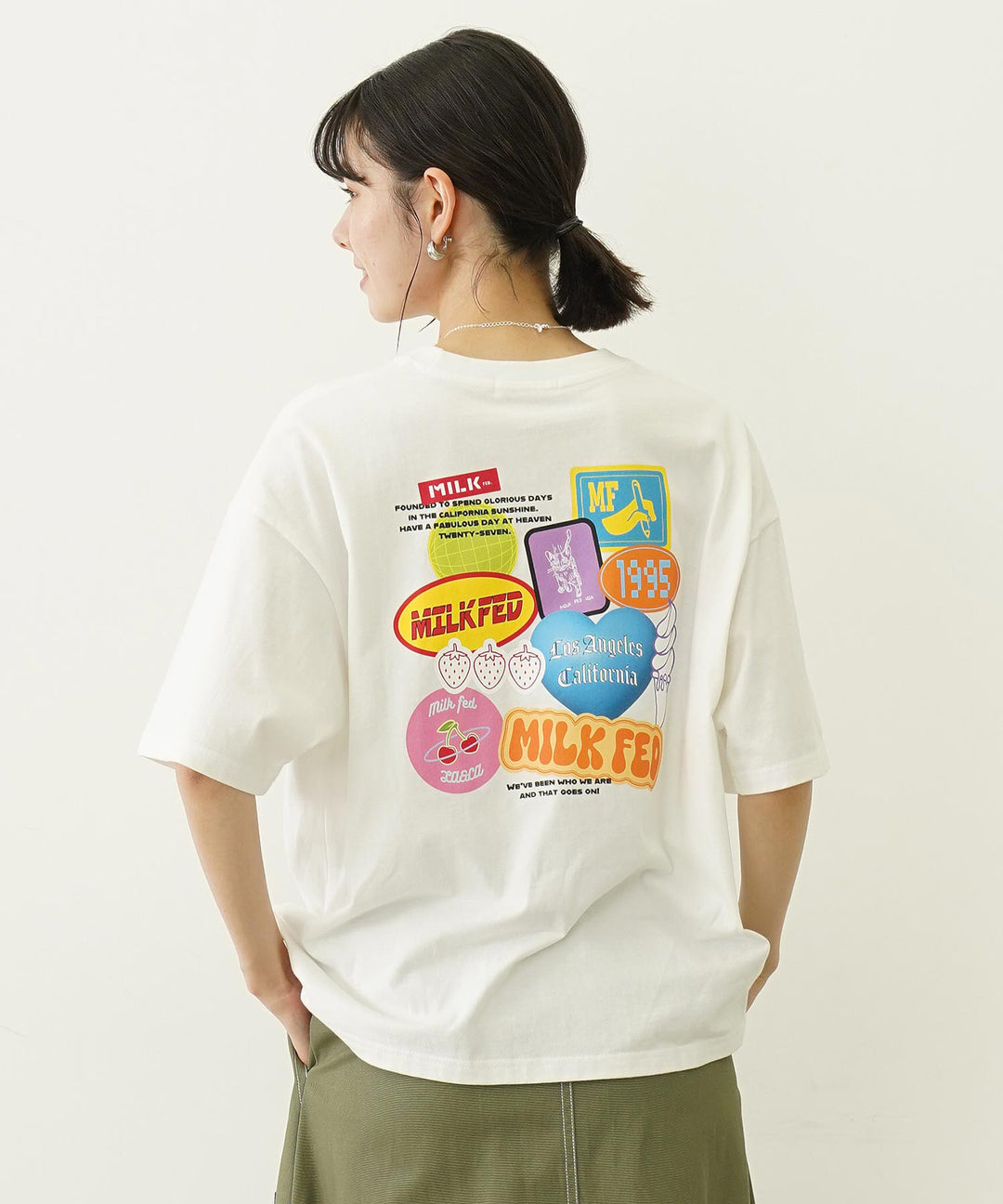日本直送 MILKFED STICKED LOGO S/S TEE【SJ031】