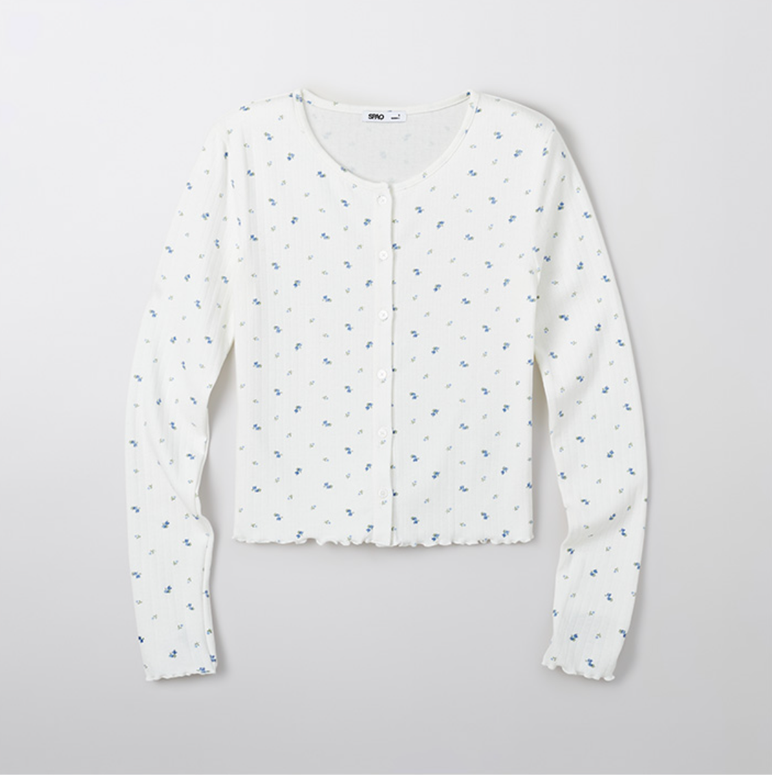 韓國 SPAO Flower long sleeve cardigan【SP184】