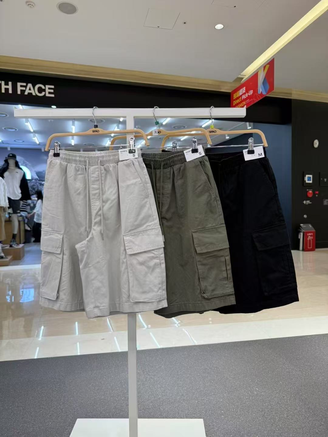 韓國 SPAO Light Cotton Cargo Bermuda Shorts【SP153】