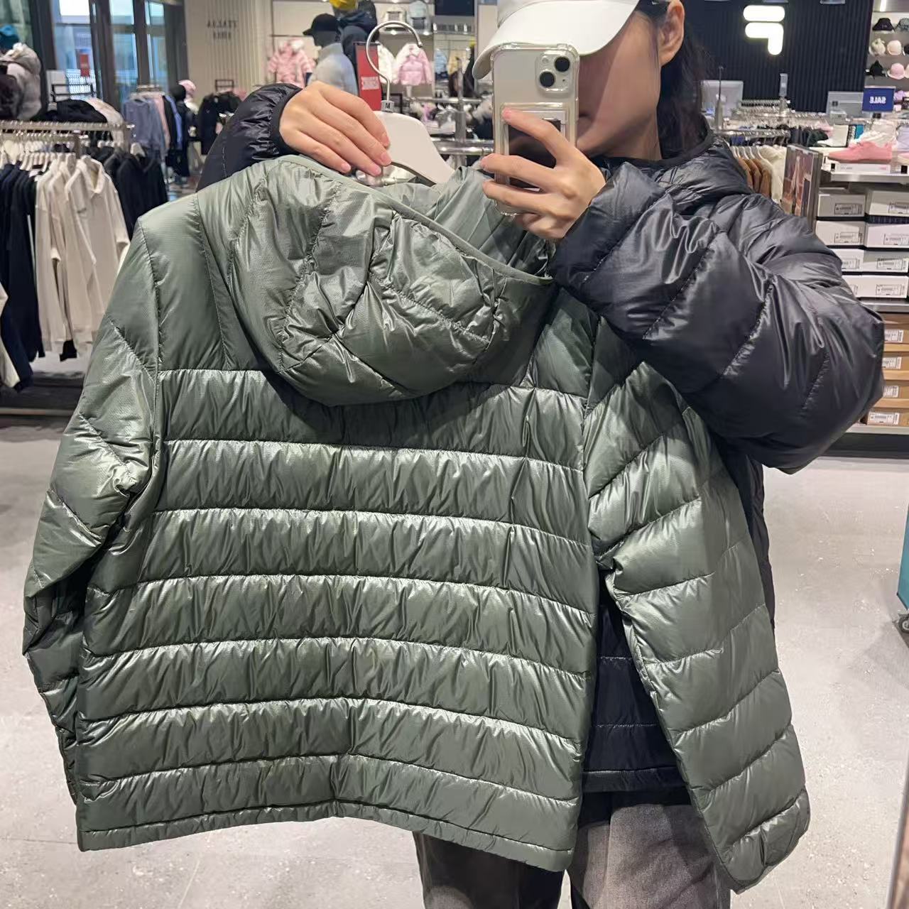 韓國 FILA Glossy Ripstop Lightweight Hooded Down (鴨絨)【FA017】