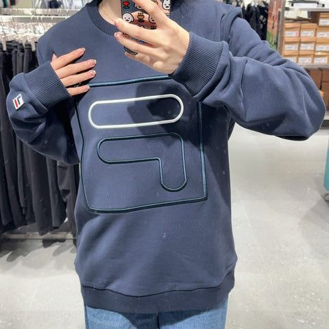 韓國 FILA F-BOX Collection F Logo Sweatshirt【FA214】