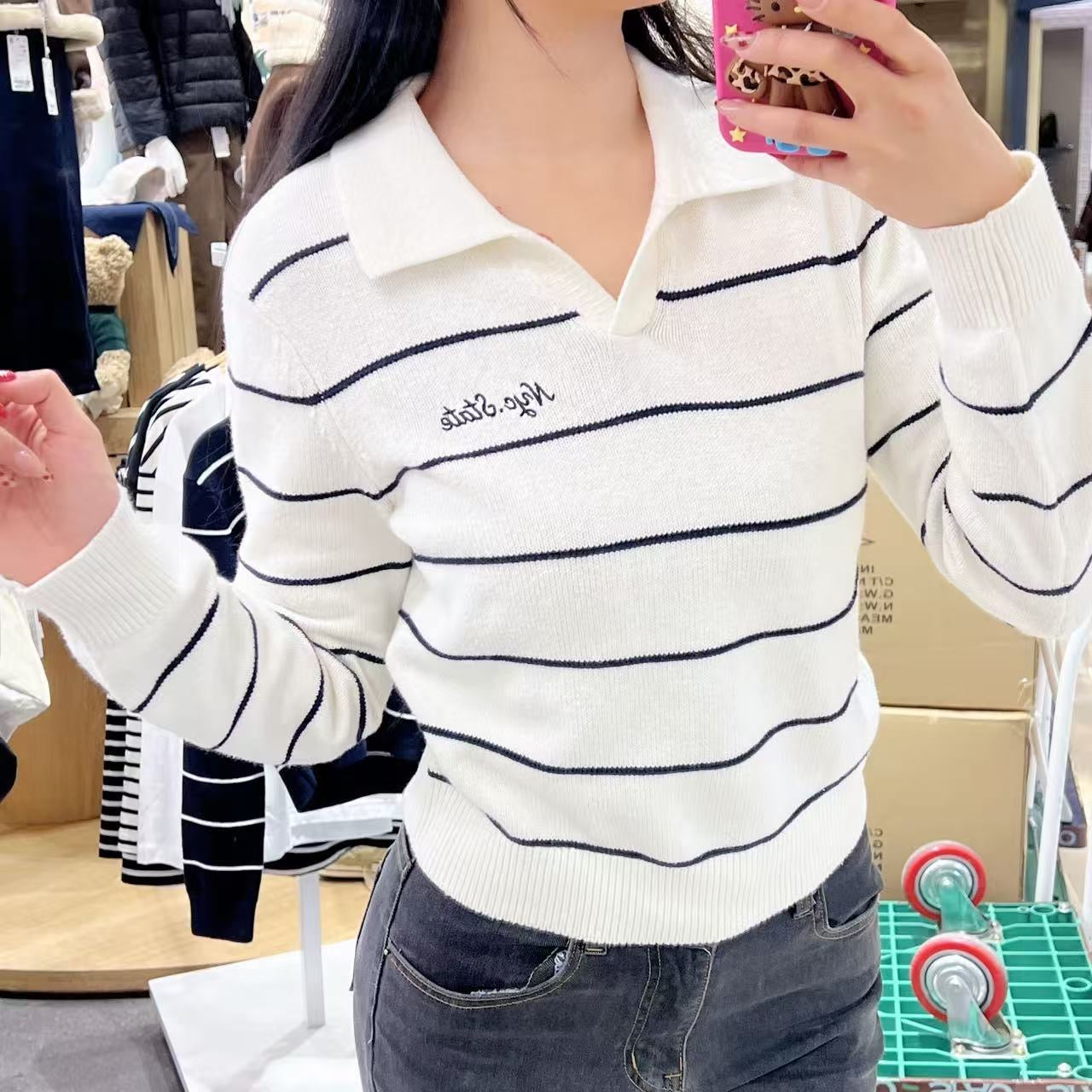 韓國 SPAO NYC Semi-Open Sweater【SP310】