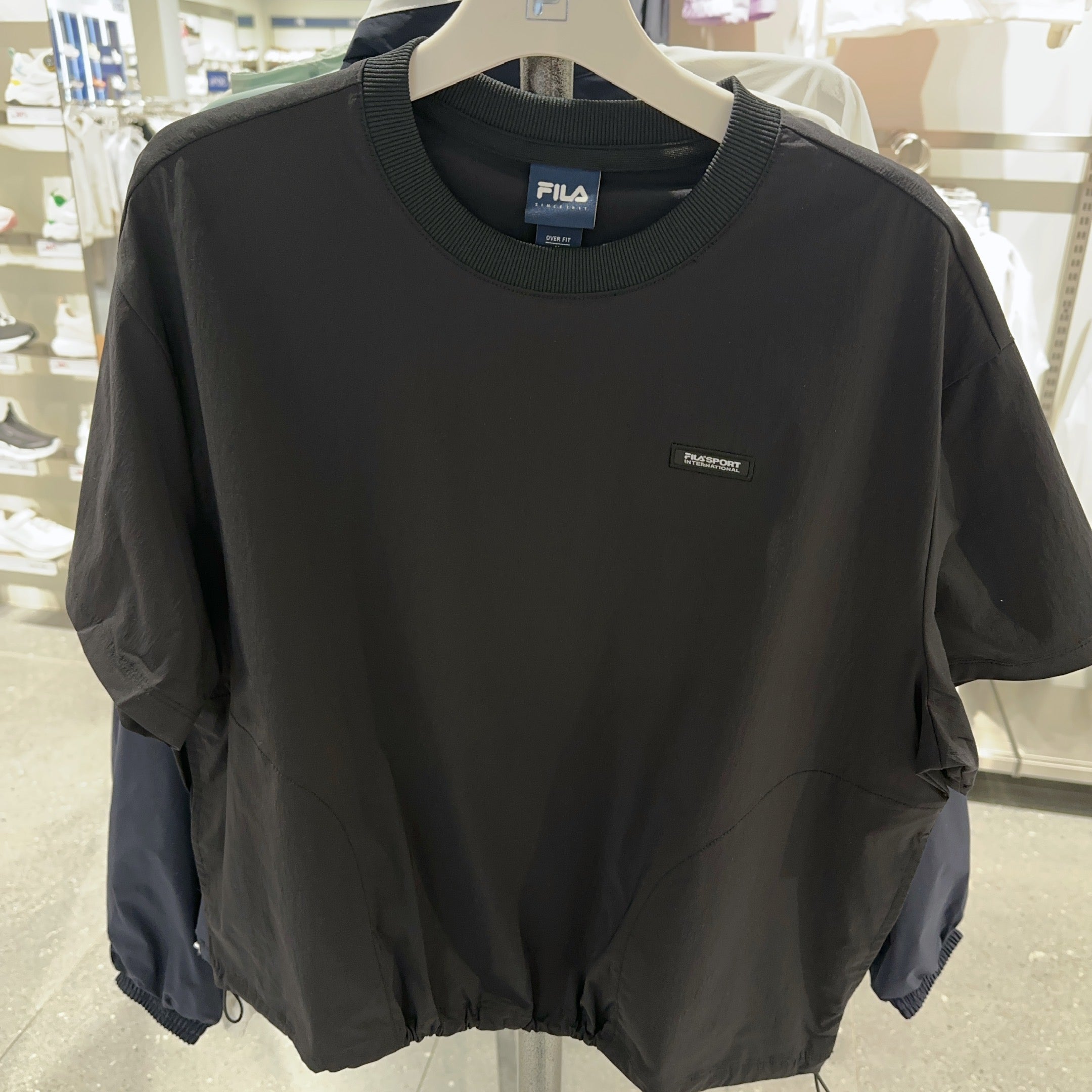 韓國 FILA Lightweight Stretch Woven Short Sleeve T-shirt【FA315】