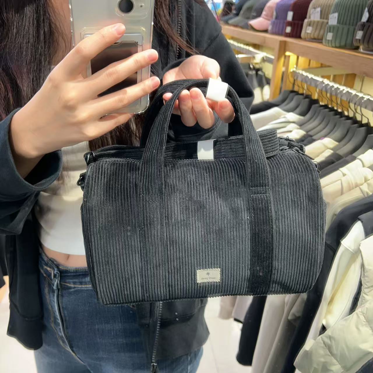 韓國 Snowpeak Corduroy Bowling Bag【SN005】