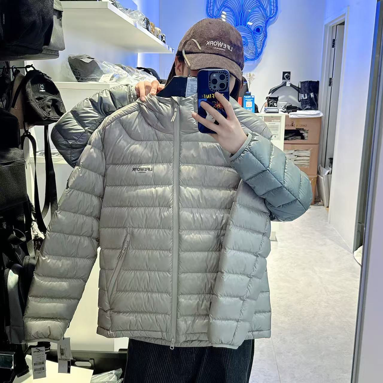 韓國 LifeWork Lite Glossy Hooded Down Jumper (鴨絨)【LW019】