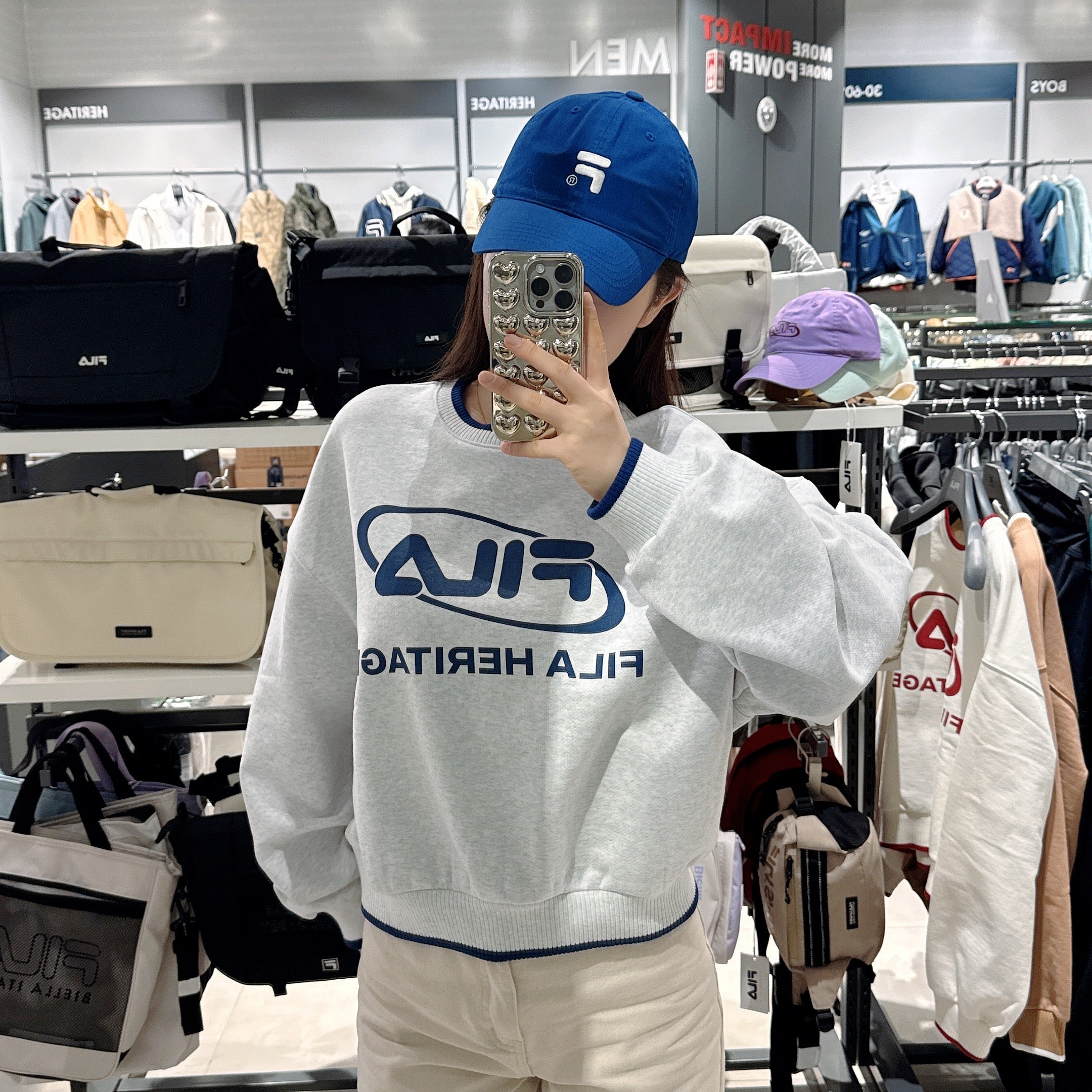 韓國 FILA Big Logo Cotton Blend【FA062】 - STT Mall HK 靚太網購