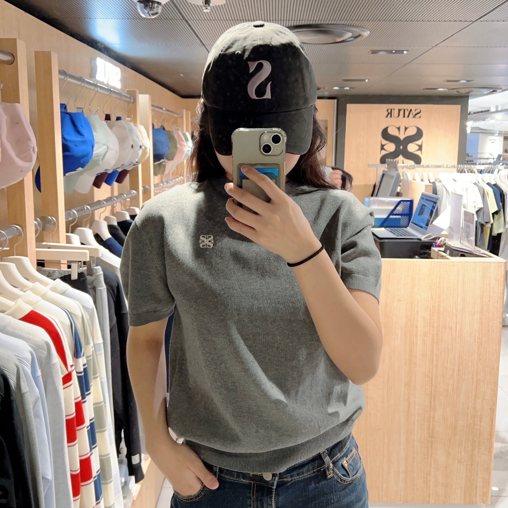 韓國 Satur Classic Crew Neck Half Knit【SR093】