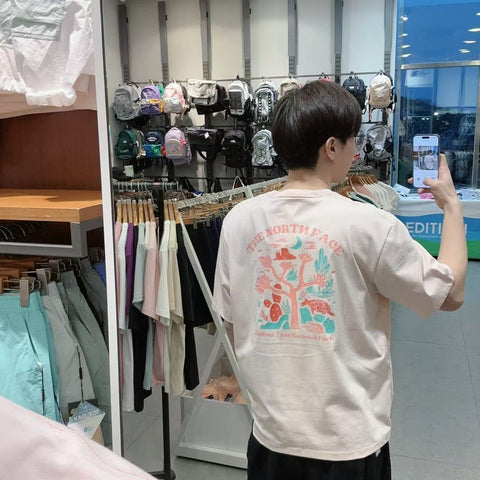 韓國 The North Face Men's Evergreen T-Shirt【NF138】