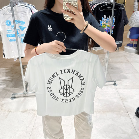 韓國 HANAHAII 圓領短身 T-Shirt【HA055】 - STT Mall HK 靚太網購