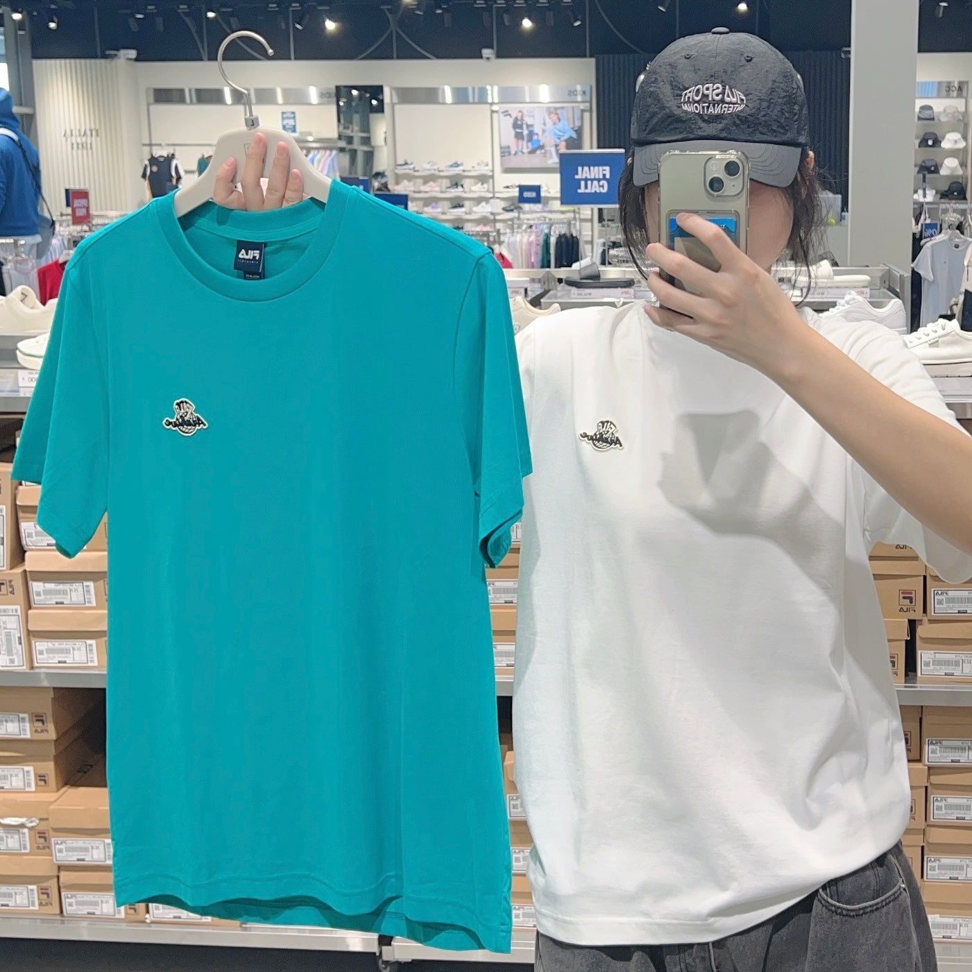 韓國 FILA Supima Small Wappen Short Sleeve T-shirt【FA295】