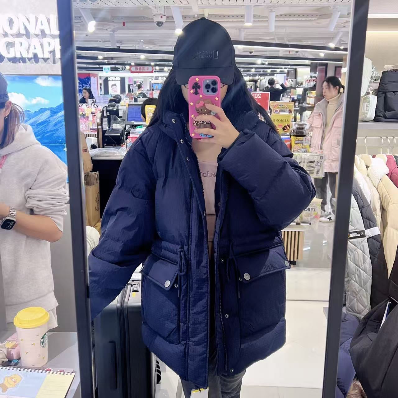 韓國 National Geographic Mid-length Hoodie Goose Down Jumper (鵝絨)【NG264】