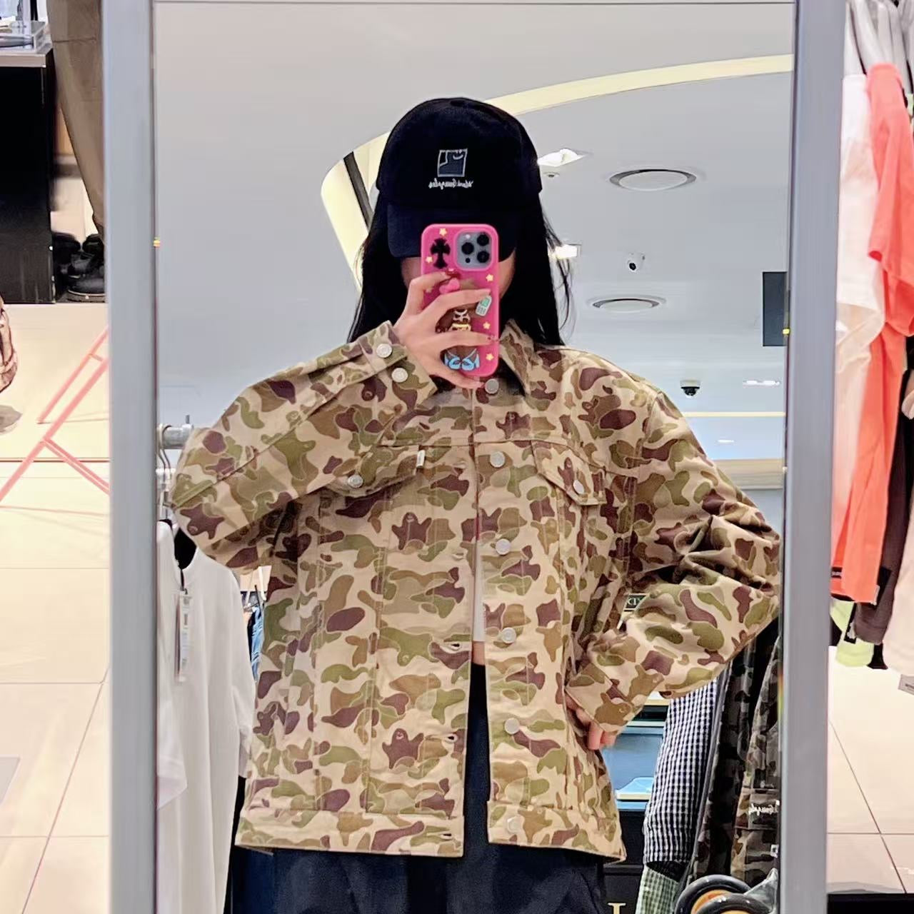 韓國 Mark Gonzales Camo Trucker Jacket【MG264】
